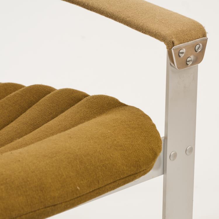 Bild 4 zu Objekt, Zweisitzer Sofa 'Metal-pullka', 1968 (Entwurf), Ilmari Lappalainen, Asko Oy, Helsinki, 182C 816