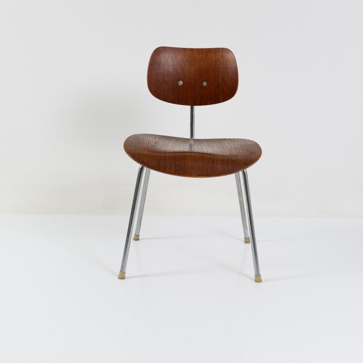 Bild 4 zu Objekt, Two chairs 'SE 68', 1951 (design), Egon Eiermann, Wilde & Spieth, Esslingen, 182B 538