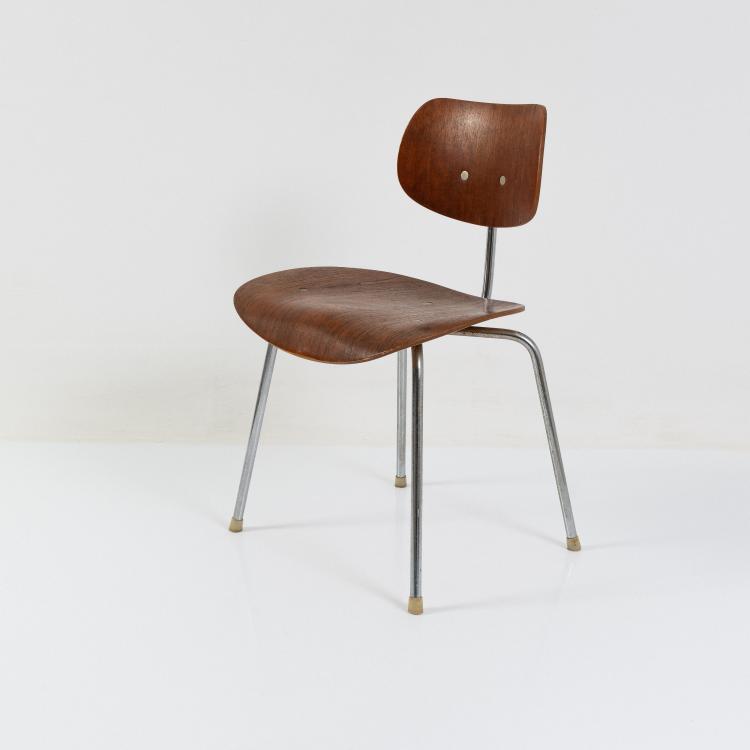 Bild 6 zu Objekt, Two chairs 'SE 68', 1951 (design), Egon Eiermann, Wilde & Spieth, Esslingen, 182B 538