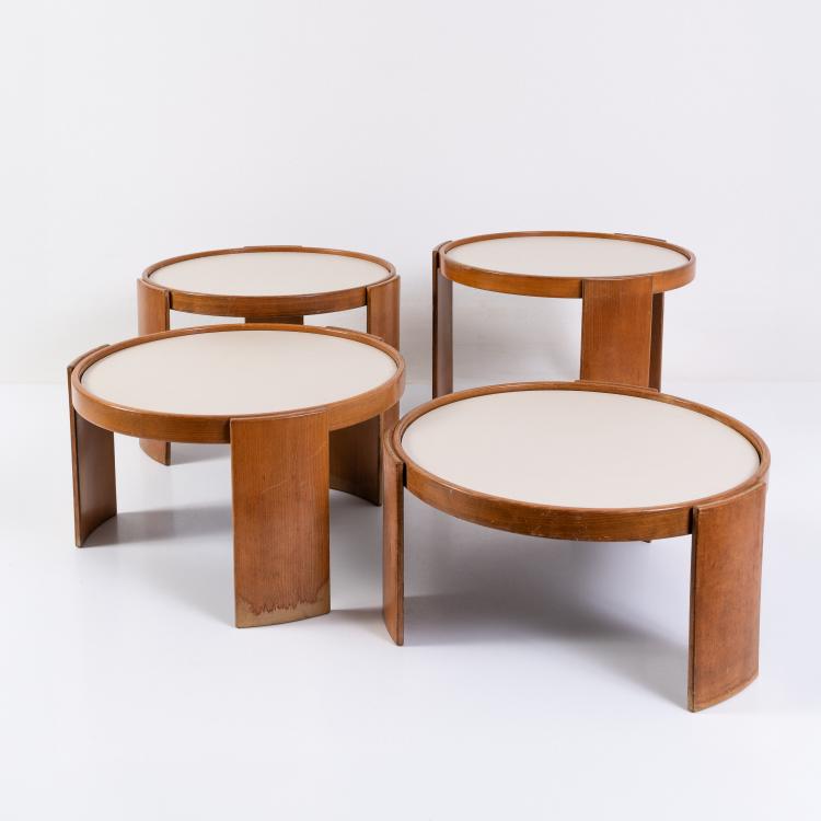Bild 1 zu Objekt, Vier Satztische '780', 1960 (Entwurf), Gianfranco Frattini, Cassina, Mailand / Milan, 182B 636