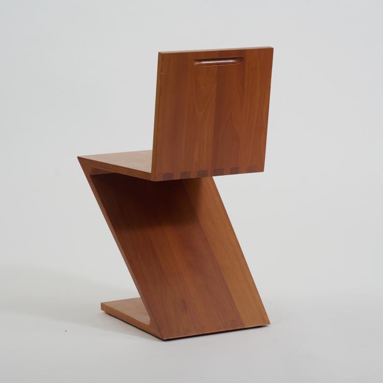 Bild 2 zu Objekt, Chair 'Zig Zag', 1932-34 (design), Gerrit Rietveld, Cassina, Mailand / Milan, 182B 503