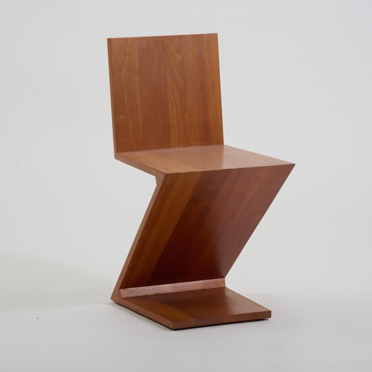 Bild 3 zu Objekt, Chair 'Zig Zag', 1932-34 (design), Gerrit Rietveld, Cassina, Mailand / Milan, 182B 503
