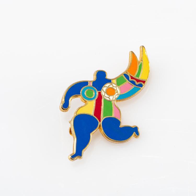 Hauptbild zu Objekt, Brosche/Anh&auml;nger 'Ange' (Schutzengel), 1990er Jahre, Niki de Saint Phalle, 182D 1062