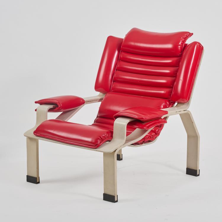 Bild 3 zu Objekt, Armchair 'LEM - Supercomfort', 1964 (design), Joe Colombo, Bieffeplast, Padua, 182B 609