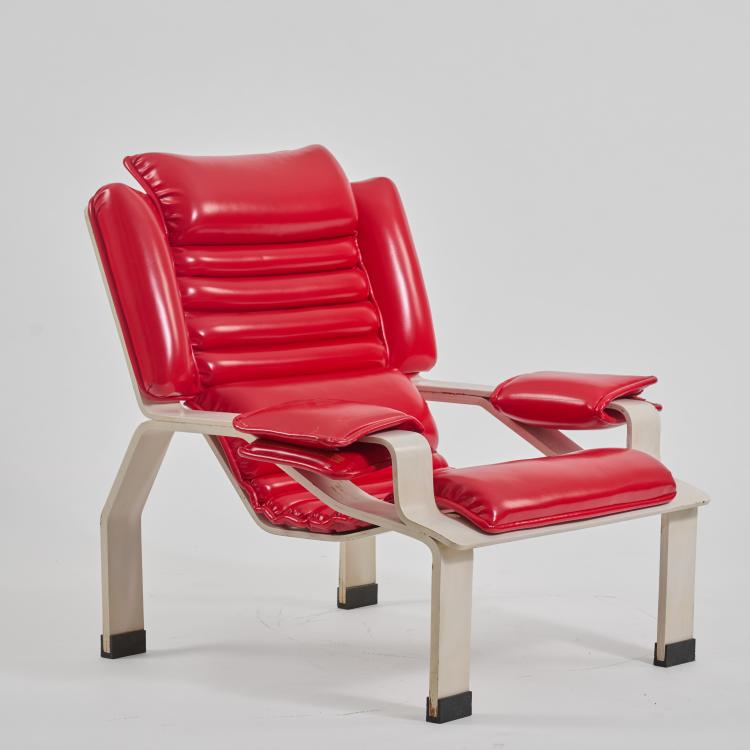 Hauptbild zu Objekt, Armchair 'LEM - Supercomfort', 1964 (design), Joe Colombo, Bieffeplast, Padua, 182B 610