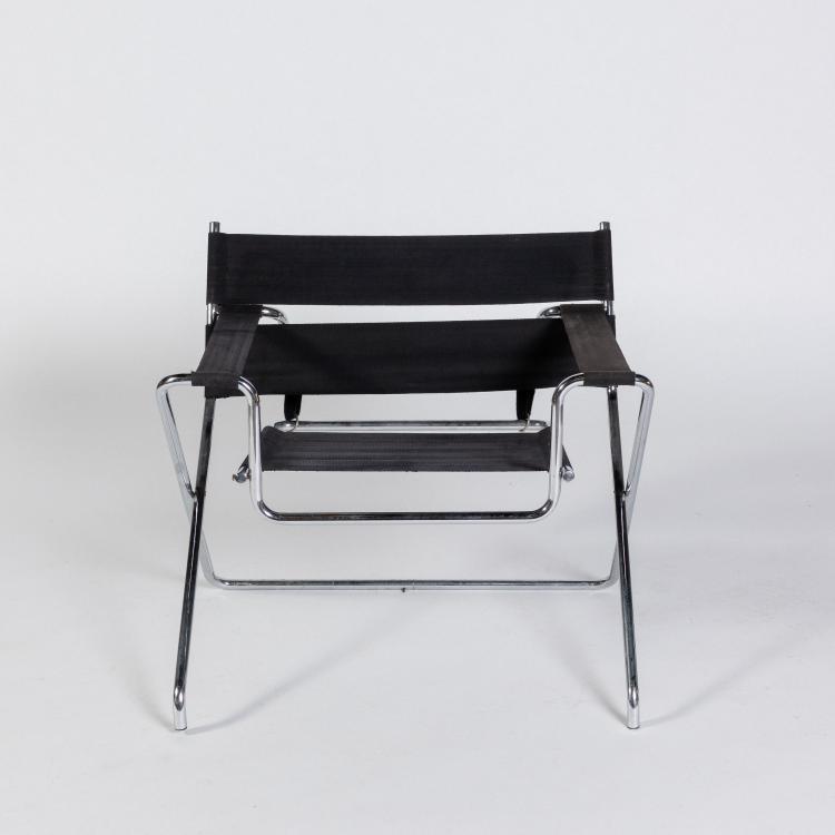 Hauptbild zu Objekt, Folding chair 'D4', 1927 (design), Marcel Breuer, Tecta, Lauenf&ouml;rde, 182B 487