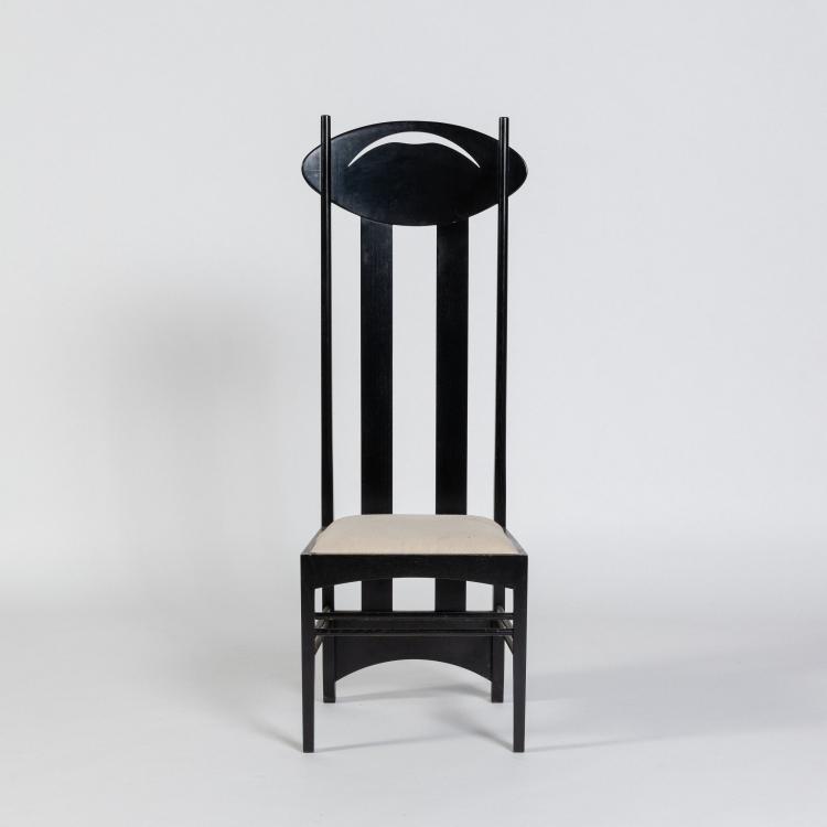 Hauptbild zu Objekt, Chair 'Argyle', 1897 (design), Charles Rennie Mackintosh, Cassina, Mailand / Milan, 182B 490
