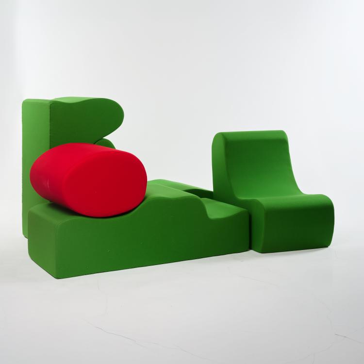 Bild 1 zu Objekt, Living area/seating object 'Malitte', 1965 (design), Roberto Sebasti&aacute;n Matta, Gavina, Mailand / Milan, 182B 652