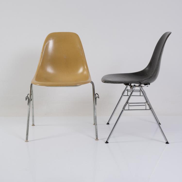 Bild 1 zu Objekt, Two chairs 'DSS', 1955 (design), Charles Eames,Ray Eames, Herman Miller, Zeeland / Vitra, Birsfelden, 182B 534