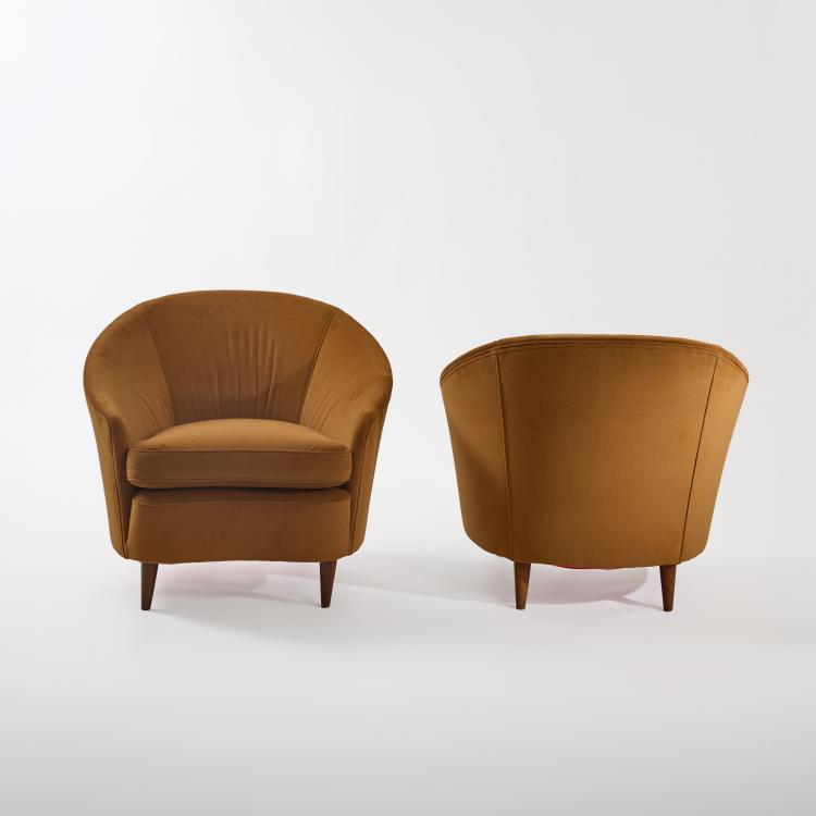Bild 2 zu Objekt, Zwei Sessel, 1950er Jahre, Gio Ponti (zugeschrieben), Casa e Giardino, Mailand / Milan (zugeschrieben / attributed), 181A 291