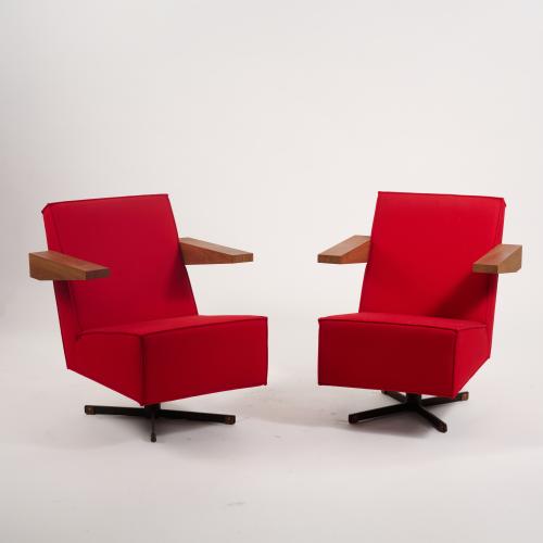 Two armchairs 'UNESCO' - 'Press Room Chair', 1958 (design)
