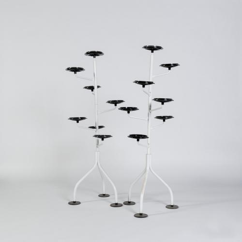 Zwei Blumenständer 'Albero', 1983 (Entwurf)