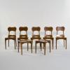 Five anthroposophical chairs and two stools, 1940s (design)