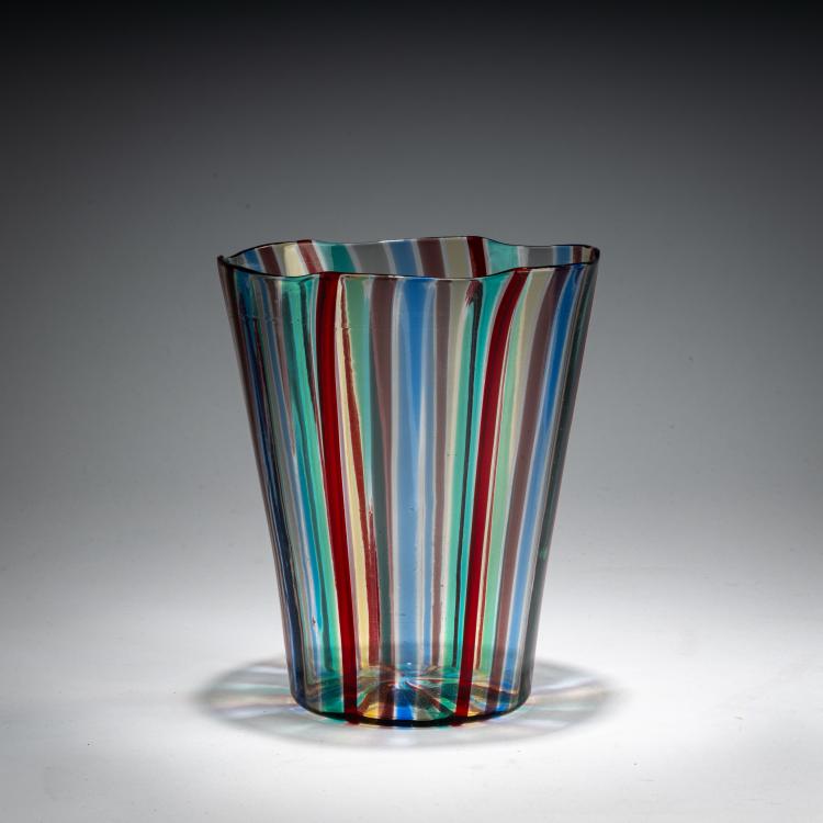 Hauptbild zu Objekt, Vase 'A canne', 1946/47, Gio Ponti, Venini, Murano, 181B 595