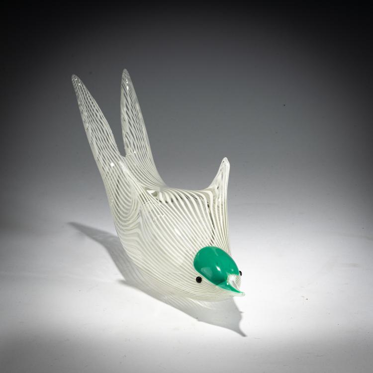 Bild 1 zu Objekt, Vogel 'Gabbiano', 1953, Fulvio Bianconi, Venini, Murano, 181B 690
