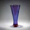Vase 'Sommerso blu rubino', 1954