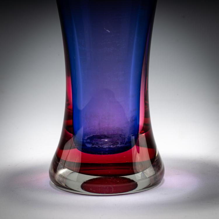 Bild 2 zu Objekt, Vase 'Sommerso blu rubino', 1954, Flavio Poli, Seguso s.r.l., Murano, 181B 646
