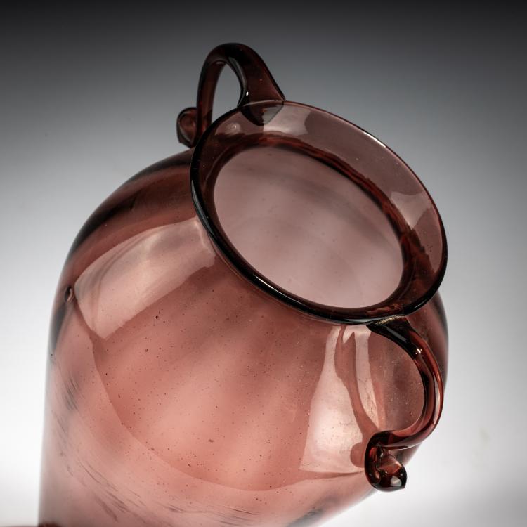 Bild 3 zu Objekt, Tall vase with handles 'Costolato', c.  1930, Toso, Fratelli, Murano, 181B 561