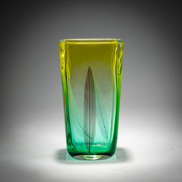 Hauptbild zu Objekt, 'A piume' vase, 1955, Archimede Seguso, Seguso, Archimede, Murano, 181B 661