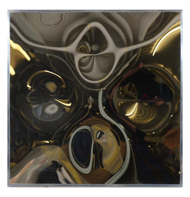 Hauptbild zu Objekt, Glass mirror deformation 'Ab-KK-68', 1968 (silver-plated in Aug. 1973), Victor Bonato, 181C 779