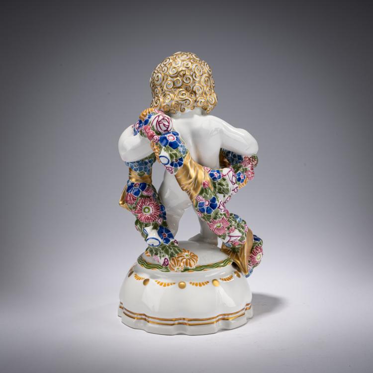 Bild 2 zu Objekt, Putto 'Fr&uuml;hling', 1911, Martin Fritzsche, Berlin, KPM, 182A 399