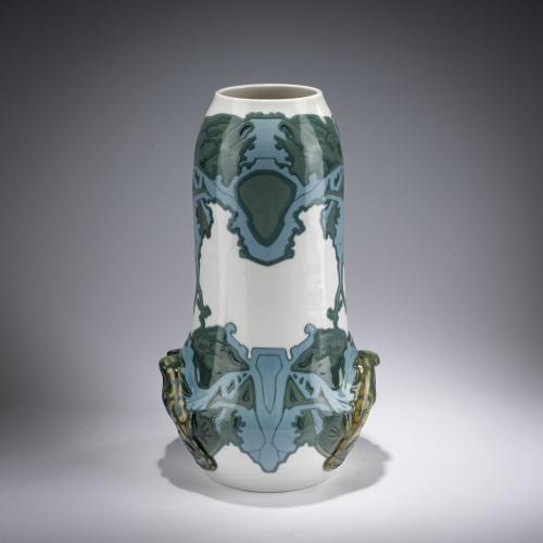 Hohe Vase mit Salamandern, 1906