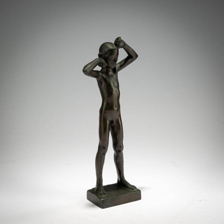 Bild 1 zu Objekt, Sculpture of a Standing Youth, 1920s, Ernst Gottschalk, 181C 744