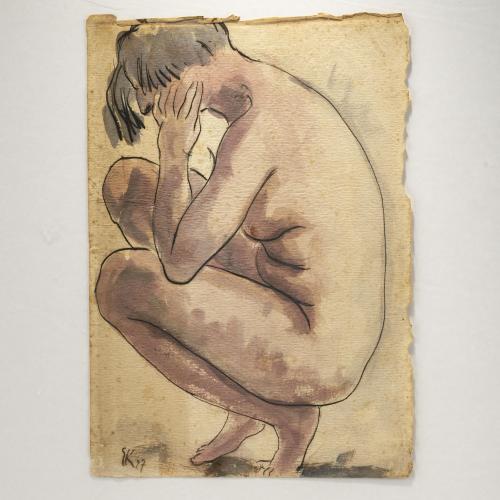 Squatting Nude, 1927
