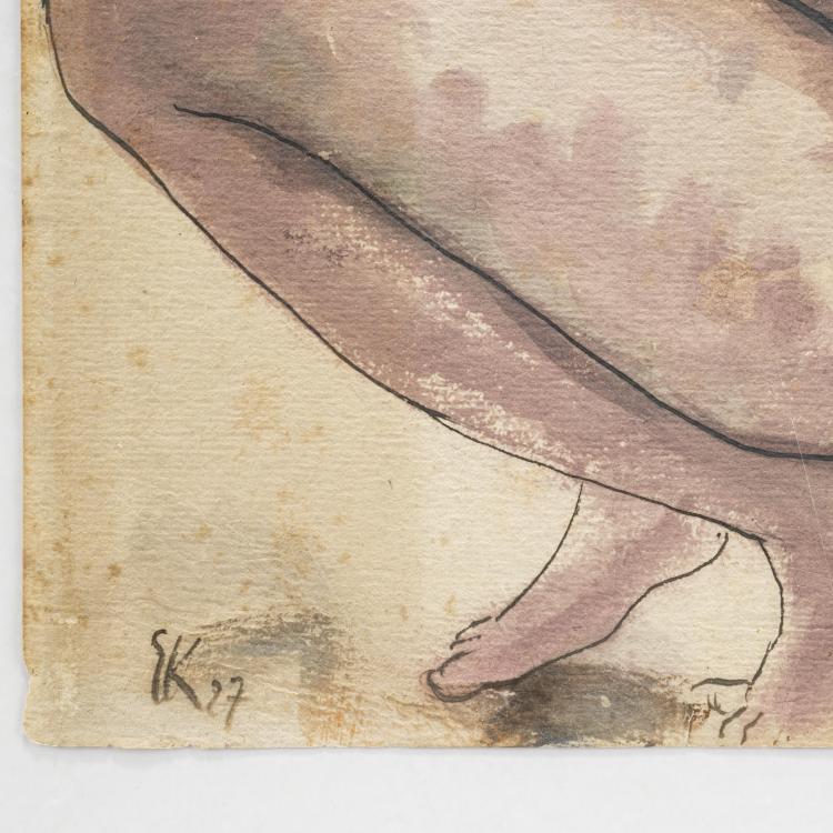 Bild 1 zu Objekt, Squatting Nude, 1927, Erich Kuhn, 181C 727