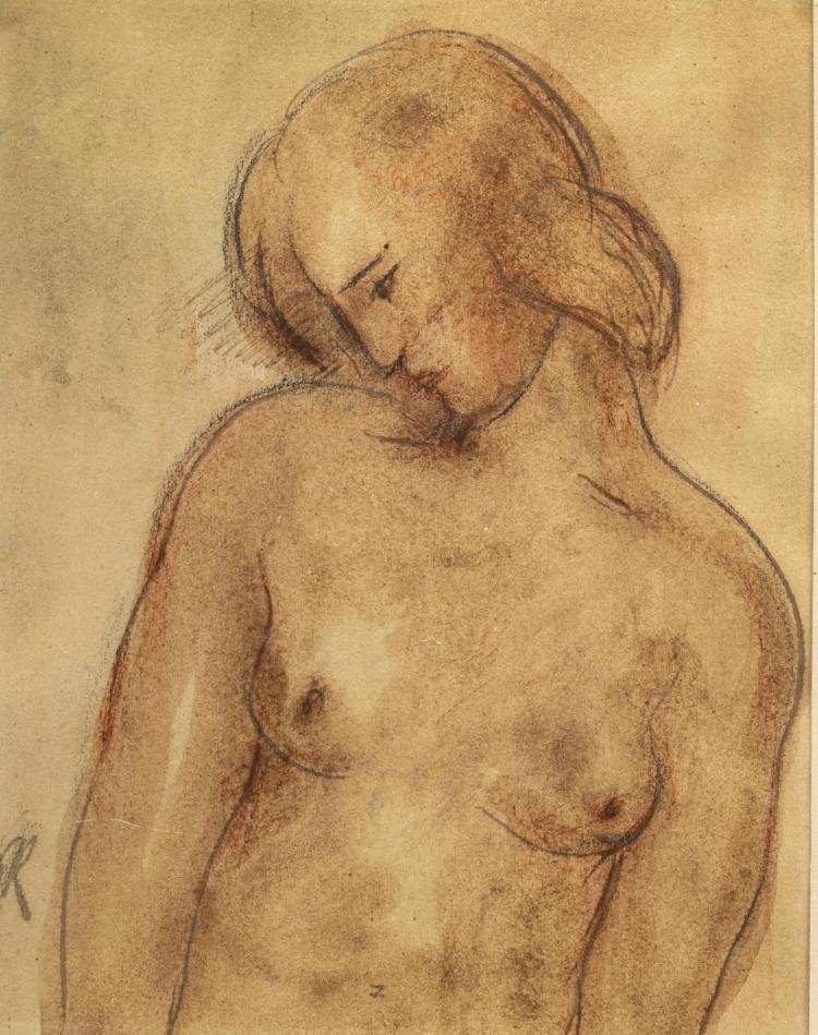 Hauptbild zu Objekt, Half nude, c. 1923, Erich Kuhn, 181C 726