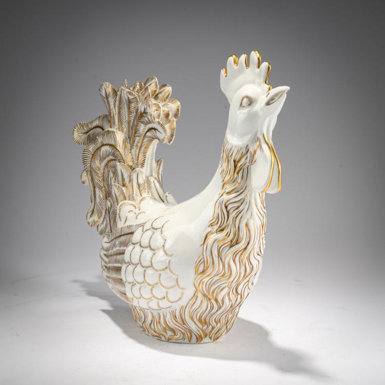 Bild 1 zu Objekt, Hahn, um 1928, Gio Ponti (im Stile von), Richard Ginori; Waldershof AG, vorm. Joh. Haviland., 181A 63