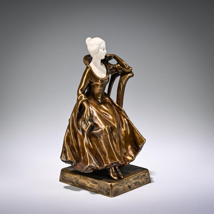 Bild 1 zu Objekt, Chryselephantin-Figur 'Spiel', vor 1914, Peter Tereszczuk, Tereszczuk & Ullmann, Wien / Vienna, 182A 292