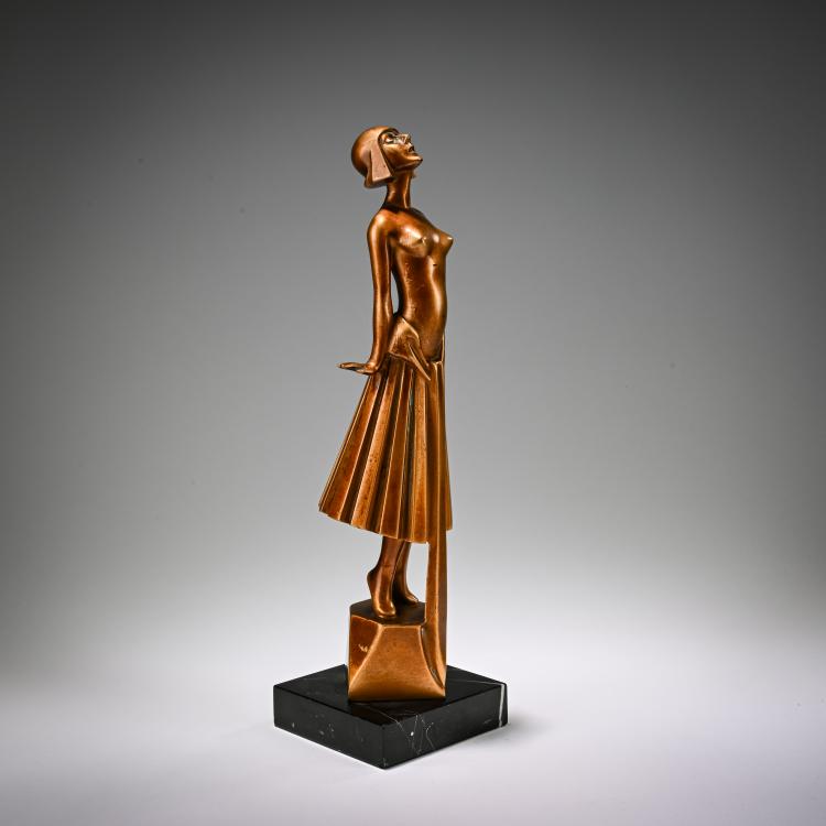 Bild 4 zu Objekt, Bronze figure 'Roman Dancer', 1928, Roland Paris, Kraas, Ernst, Berlin, 182A 280