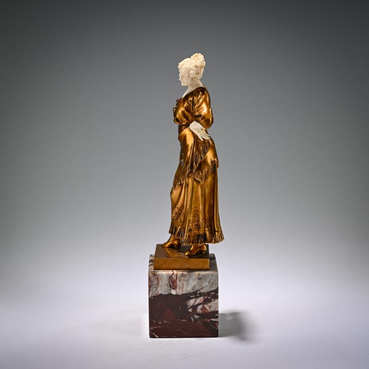 Bild 1 zu Objekt, Chryselephantine figure 'Carmen', before 1914, Ferdinand Preiss, 