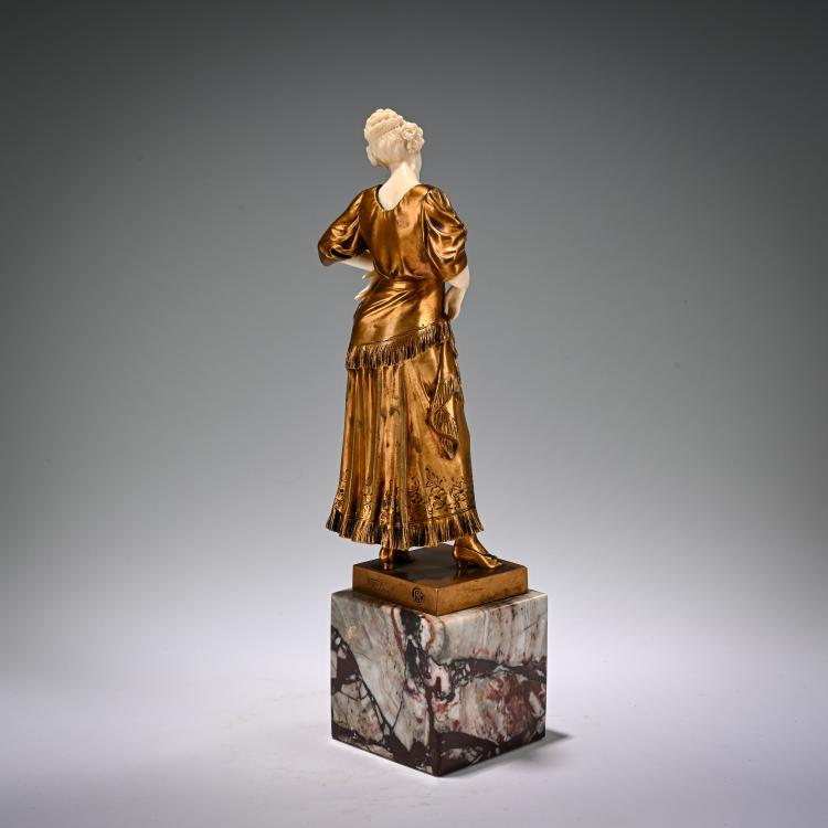 Bild 2 zu Objekt, Chryselephantine figure 'Carmen', before 1914, Ferdinand Preiss, 