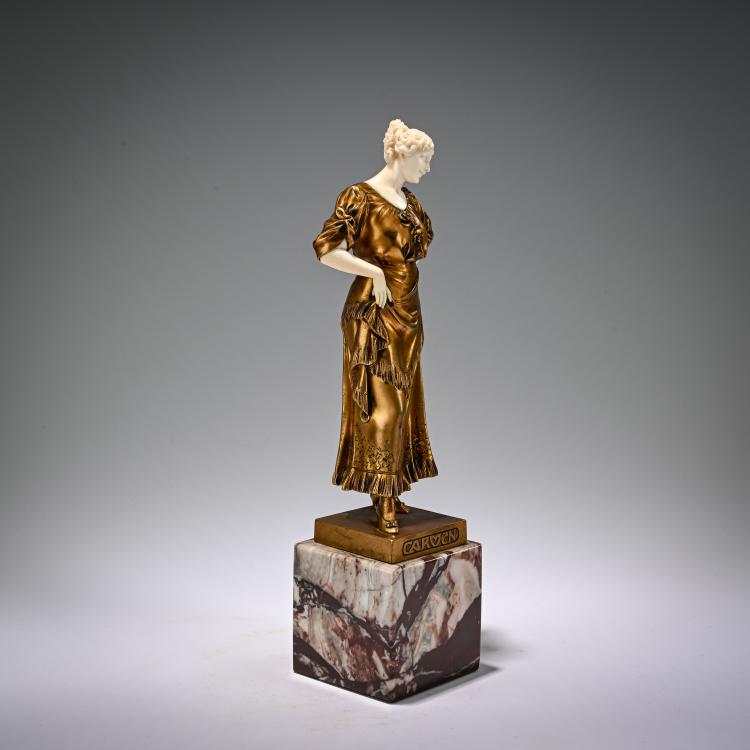 Bild 3 zu Objekt, Chryselephantine figure 'Carmen', before 1914, Ferdinand Preiss, 
