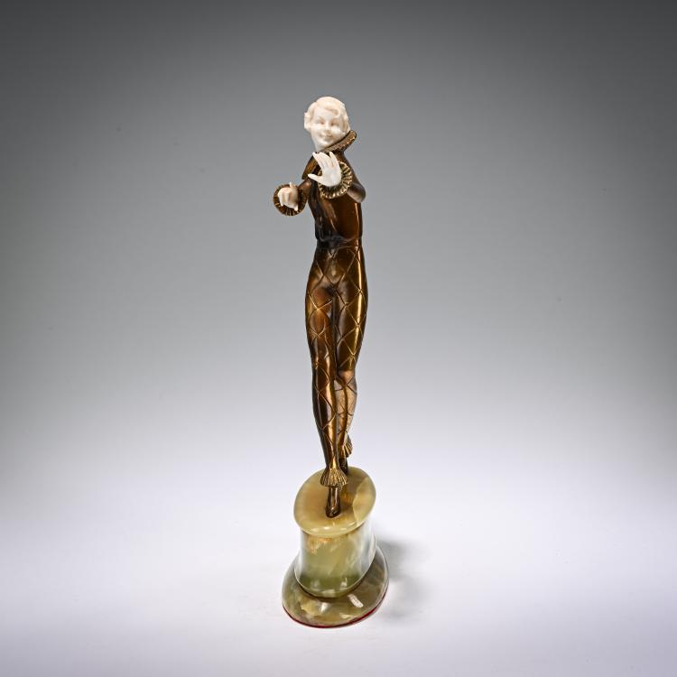Bild 1 zu Objekt, Chryselephantine figure 'Pierrette', c. 1928, Josef Lorenzl, 182A 276