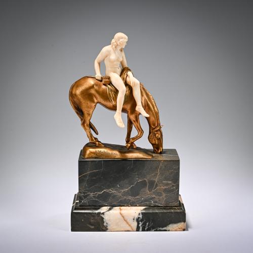 Chryselephantine figure 'Rider', c. 1908