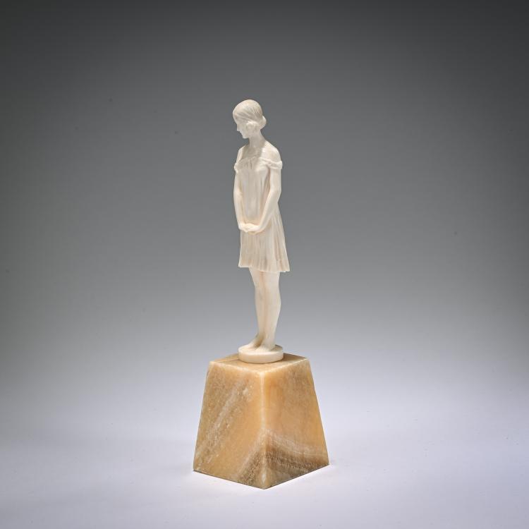 Bild 1 zu Objekt, Ivory figure 'Innocence', c. 1922, Dem&egrave;tre H. Chiparus, 182A 254