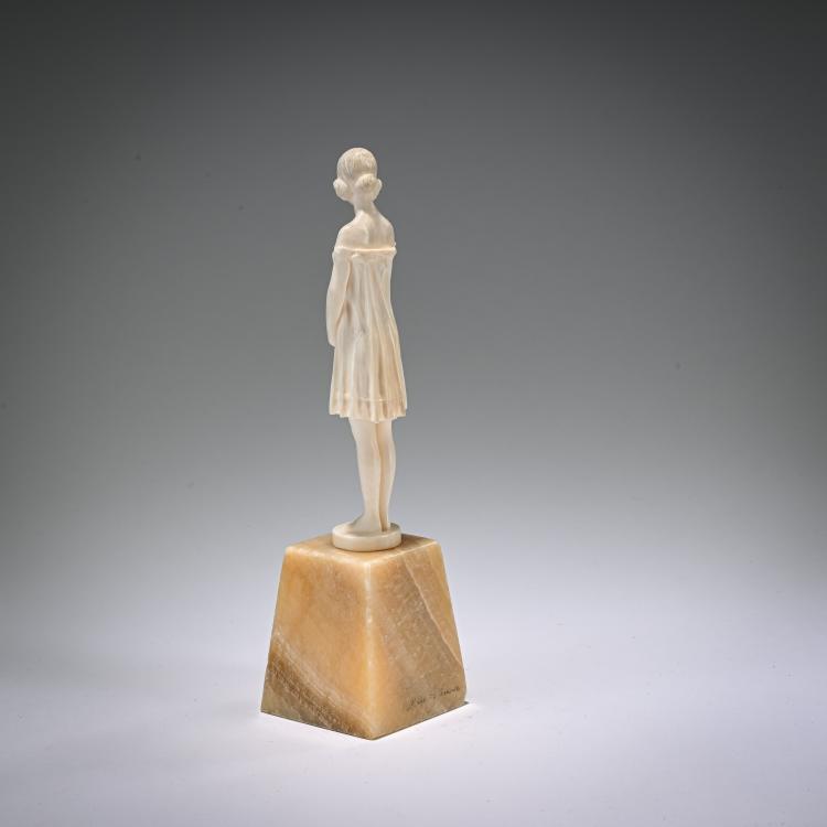 Bild 2 zu Objekt, Ivory figure 'Innocence', c. 1922, Dem&egrave;tre H. Chiparus, 182A 254