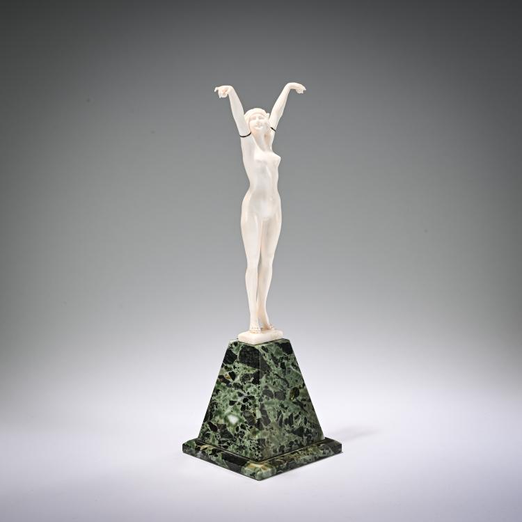 Bild 2 zu Objekt, Elfenbeinfigur 'Danseuse Andalouse', um 1920, Claire Jeanne Roberte Colinet, 182A 258