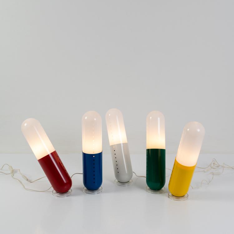Hauptbild zu Objekt, Five floor lamps 'Pillola', 1968 (design), Cesare Casati, Nai Ponteur, Bergamo, 182B 593