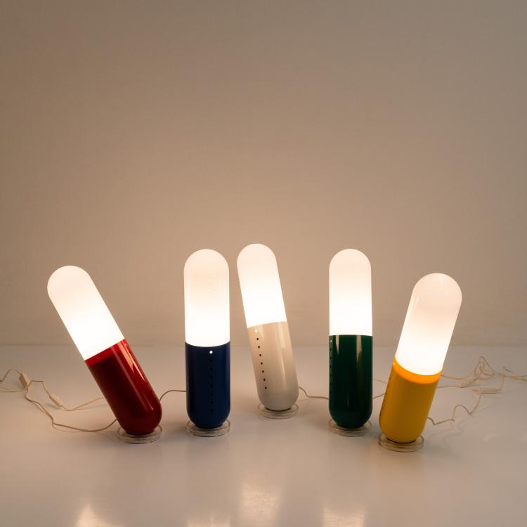 Bild 1 zu Objekt, Five floor lamps 'Pillola', 1968 (design), Cesare Casati, Nai Ponteur, Bergamo, 182B 593
