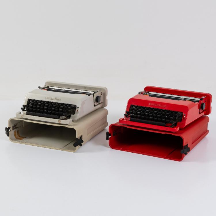 Bild 2 zu Objekt, Zwei Schreibmaschinen 'Valentine S', 1969 (Entwurf), Perry A. King,Ettore Sottsass, Olivetti, Ivrea, 182B 640