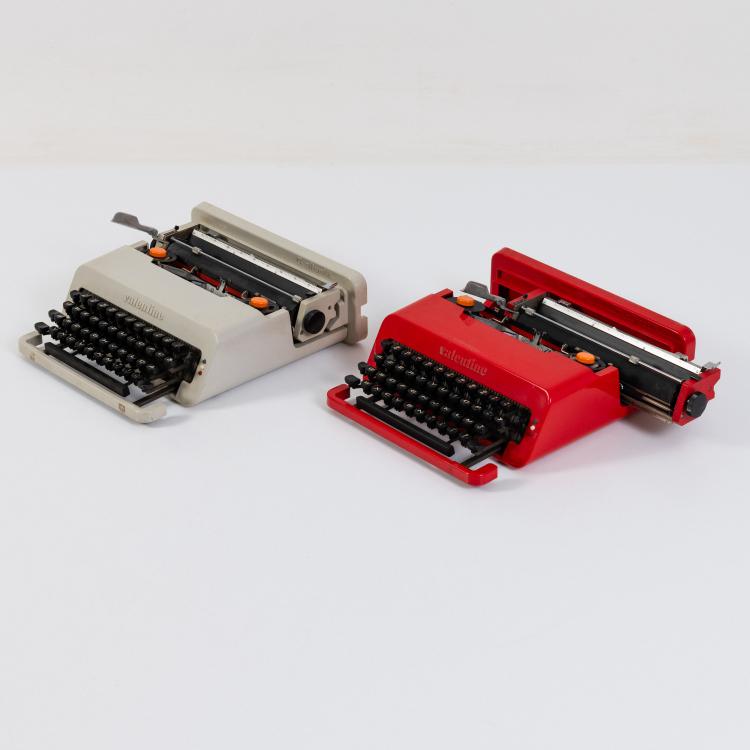 Bild 3 zu Objekt, Zwei Schreibmaschinen 'Valentine S', 1969 (Entwurf), Perry A. King,Ettore Sottsass, Olivetti, Ivrea, 182B 640