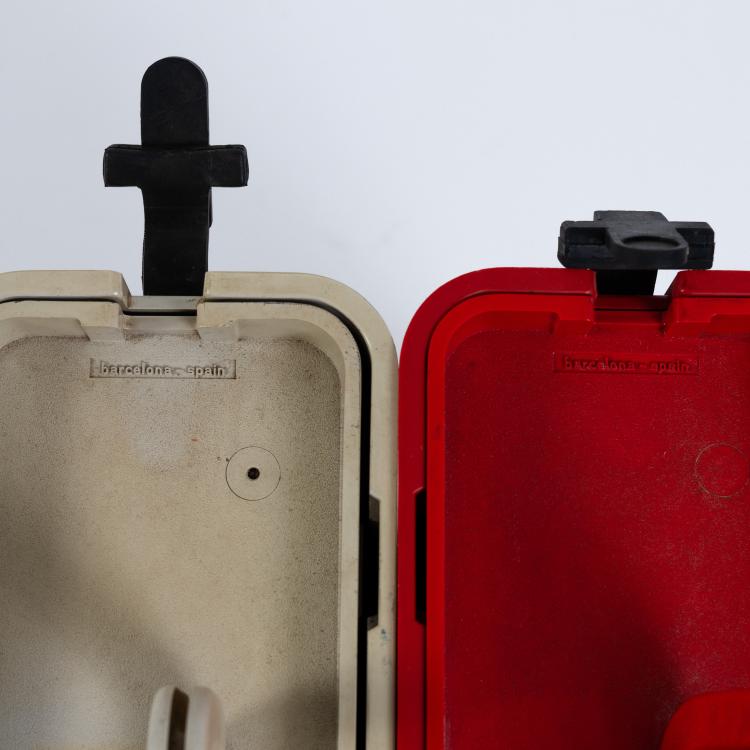 Bild 7 zu Objekt, Zwei Schreibmaschinen 'Valentine S', 1969 (Entwurf), Perry A. King,Ettore Sottsass, Olivetti, Ivrea, 182B 640
