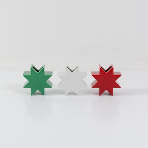 Three vases 'hsing' from the 'Ceramiche Pop' series, 1972/73 (design)