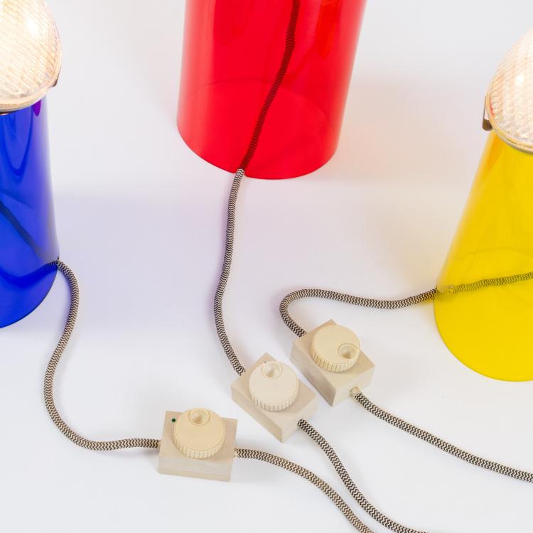 Bild 3 zu Objekt, Drei Tischleuchten 'Parodia', 1983 (Entwurf), Achille Castiglioni,Piero Castiglioni, Fontana Arte, Mailand / Milan, 182B 603