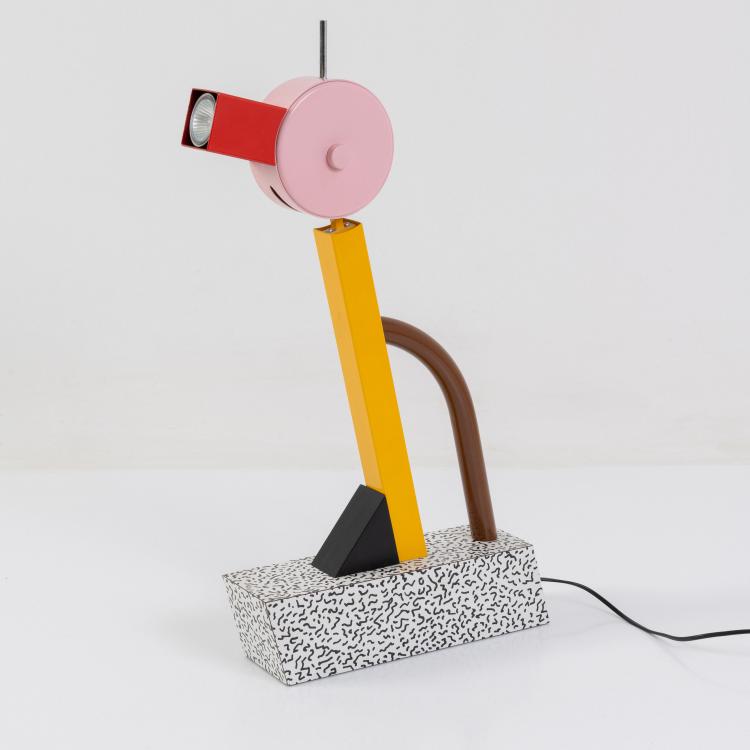 Bild 1 zu Objekt, Table light 'Tahiti', 1981 (design), Ettore Sottsass, Memphis, Mailand / Milan, 182B 715