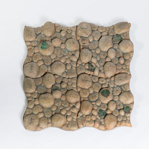 Four-part floor tile 'Pave Piuma', 1967 (design)